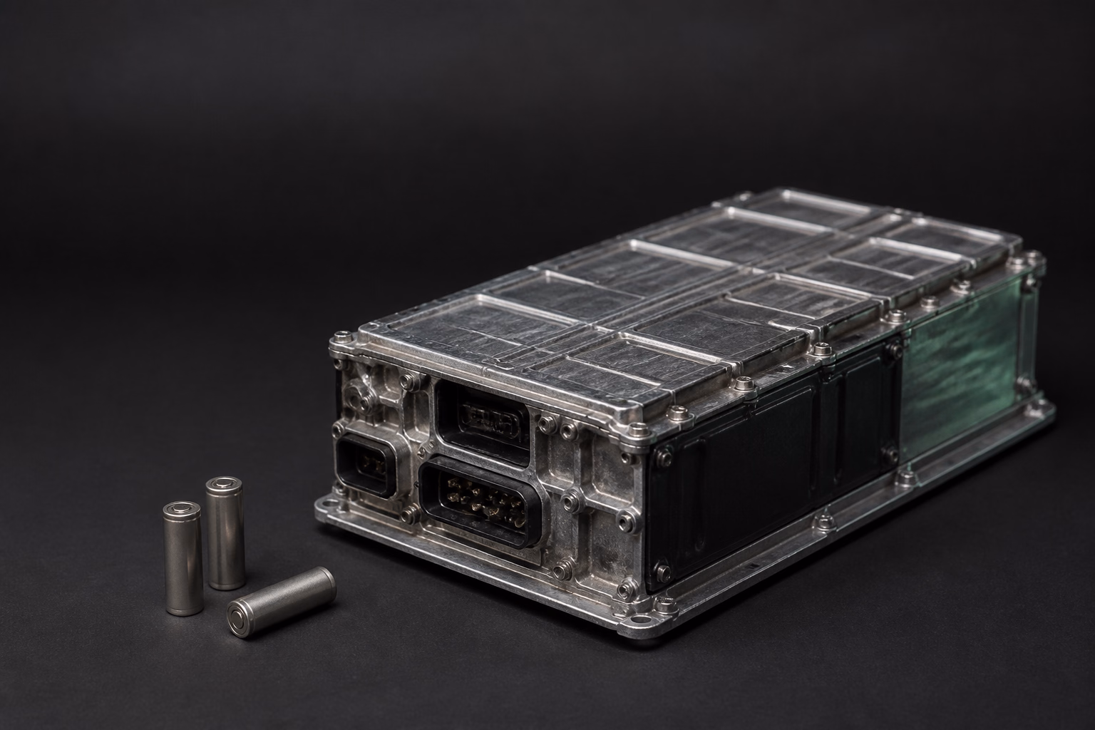 A battery module ready for controlled assessment and pre-processing
